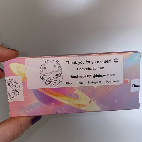 Press on nails, 20 pack, Magnetic gel - Picture 5 of 12